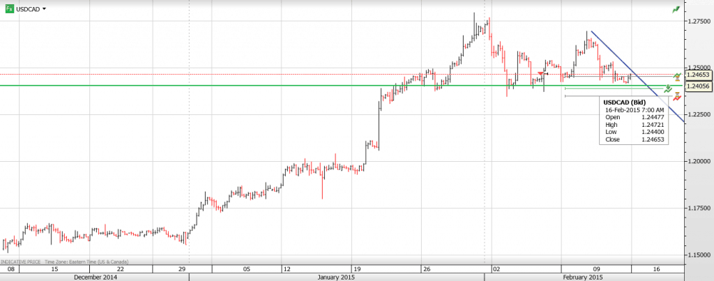 USDCAD FEB 16TH
